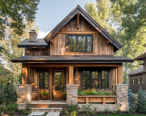 modern rustic cabin design