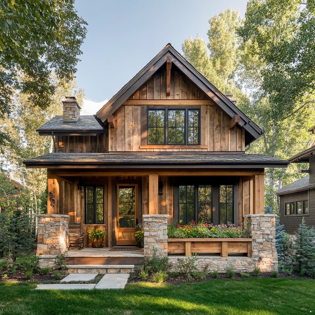 modern rustic cabin design