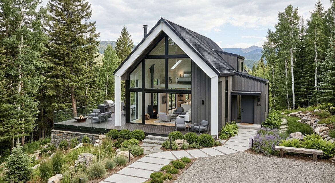 A frame house