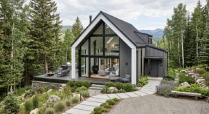 A frame house